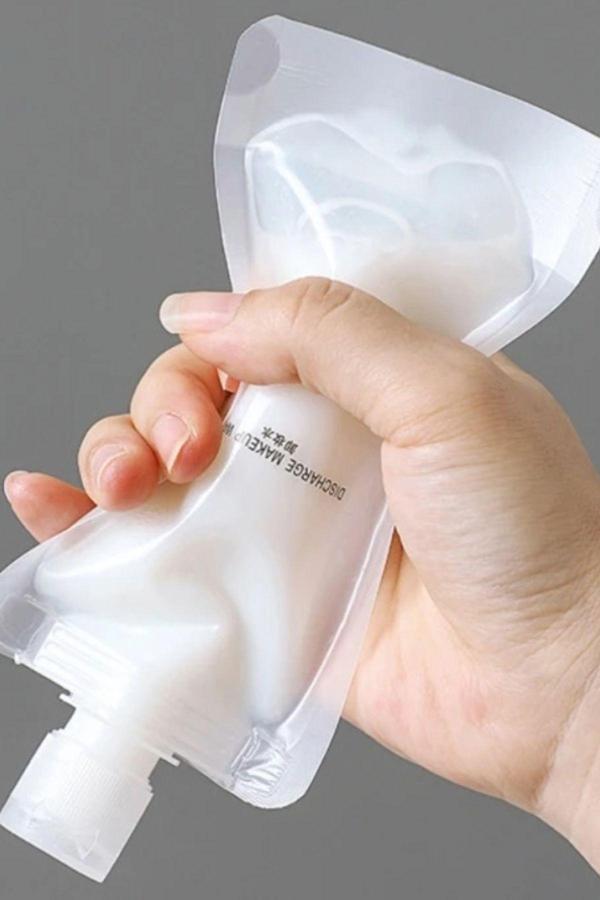 Relatos 3Lü Seyahat Doldurulabilir Kapaklı Losyon Dispanseri Plastik Kozmetik Sabun Şampuan Krem - Image 1