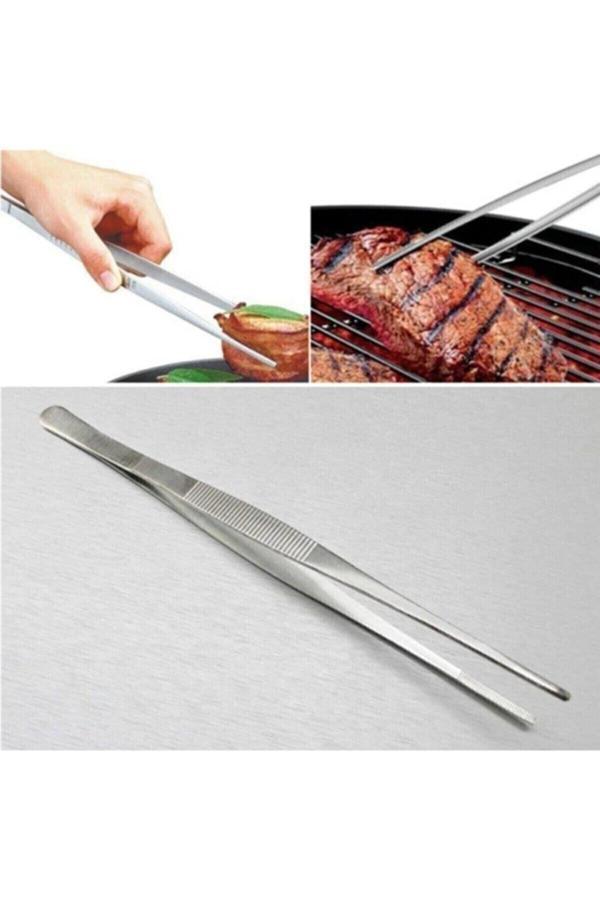Relatos 2 Adet Pratik Cımbız Maşa Pişirme Cımbızı Çelik Maşa 30Cm | Profesyonel Şef Cımbızı - Image 1