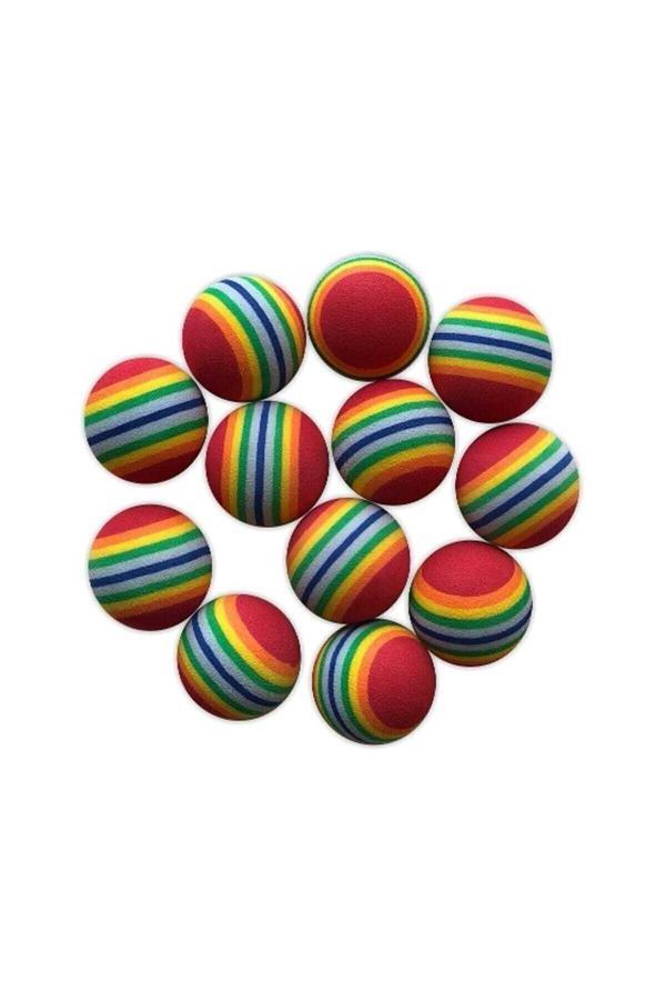 Relatos Kedi Oyuncağı Renkli Yumurta 12'Li Set 3.8 Cm - Image 1