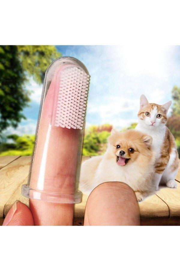 Relatos Kedi Ve Köpek Için Parmak Diş Fırçası 1 Adet - Image 1