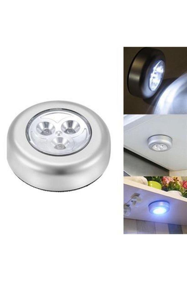 Relatos Kablosuz Spot Pilli Dokunmatik Led Lamba 3 Ledli Dolap Lambası - Image 1