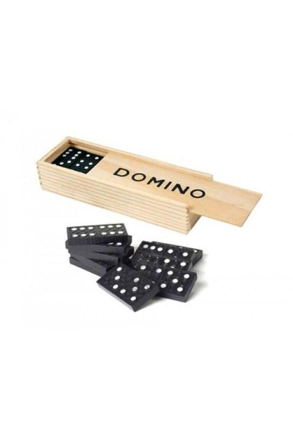 Relatos Geleneksel Domino Oyunu Ahşap Kutulu Oyunu Öğretim Yardımı Oyun Yetişkinler Ve Çocuklar Için Çocuk - Image 1