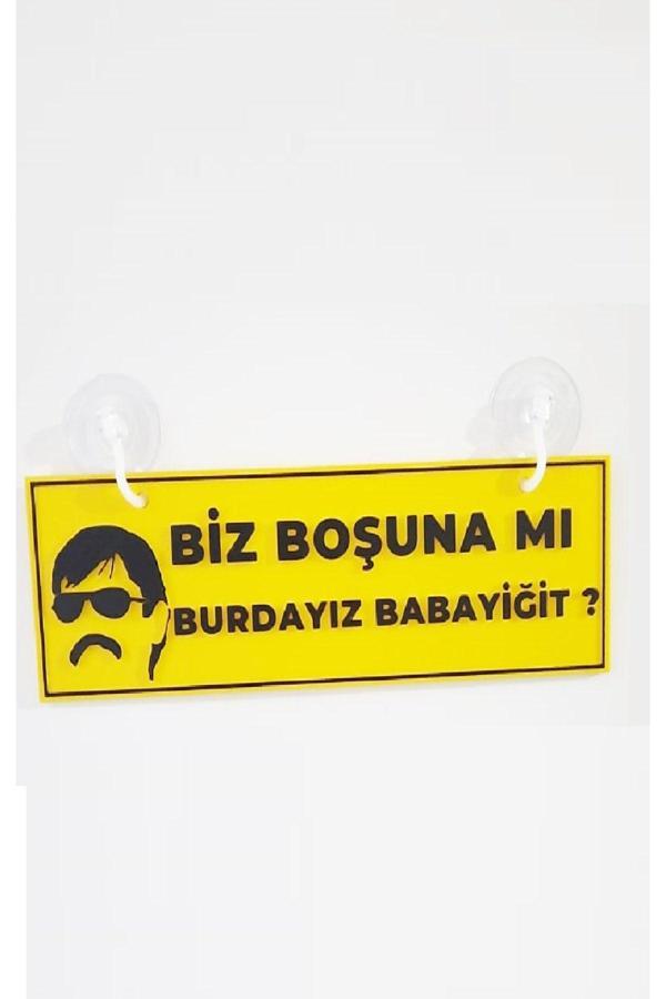 Relatos Biz Boşuna Mı Burdayız Babayiğit Tır Kamyon Araba Ev Süsü Vantuzlu -25 Cm Plastik Araç Aksesuar - Image 1