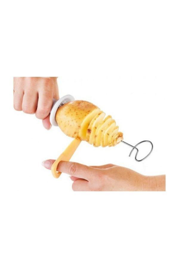 Relatos 4 Çubuk Hediyeli Spiral Patates Dilimleyici Aparat Çubukta Patates Cips Yapma - Image 1