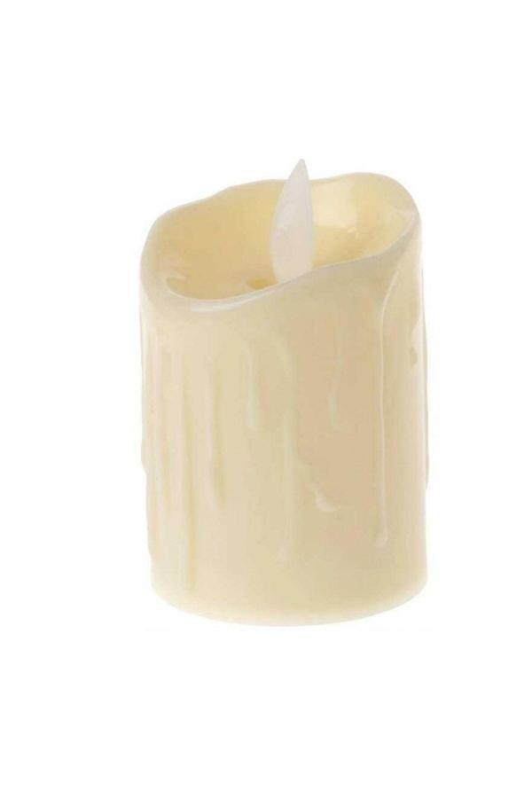 Relatos Alevli Led Mum Hareketli Alev Görünümlü Dekoratif Mum - 9Cm - Image 1