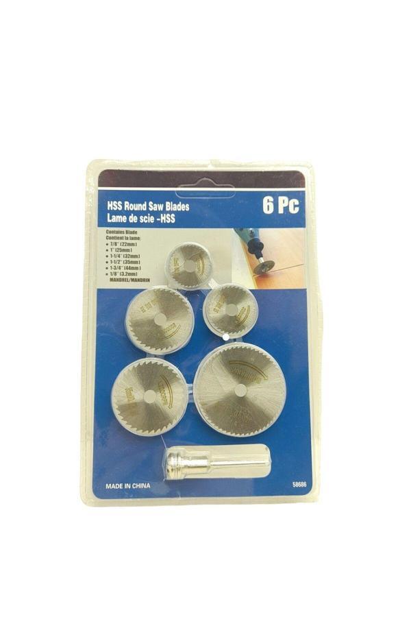 Relatos 6 Parça Mini Yuvarlak Testere Bıçakları 22---44Mm (4415) - Image 1