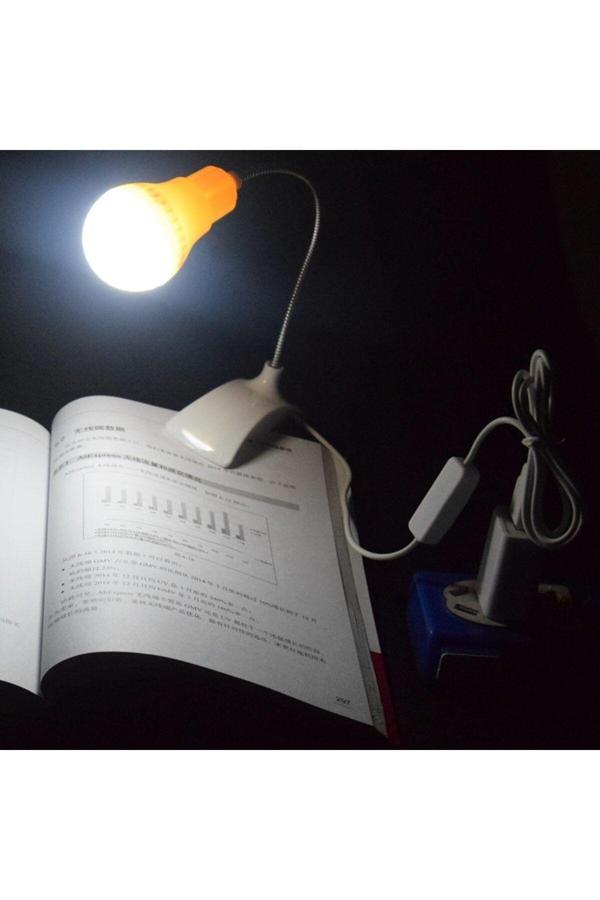 Relatos Kitap Okuma Lambası - Ledli Masa Lambası - Usbli Düğmeli Gece Lambası - Image 1