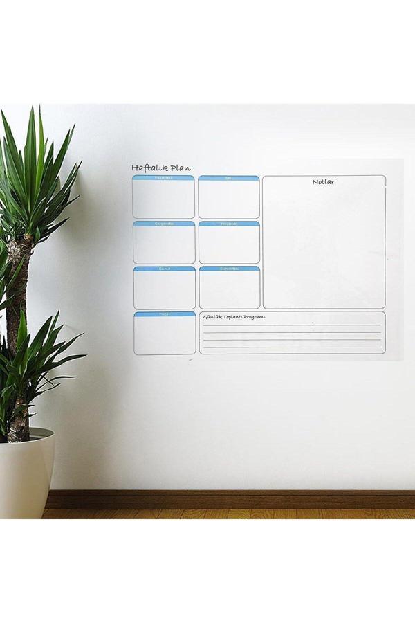 Relatos Haftalık Planlayıcı Manyetik Duvar Stickerı Takvim 70 Cm X 56 Cm (4415) - Image 1