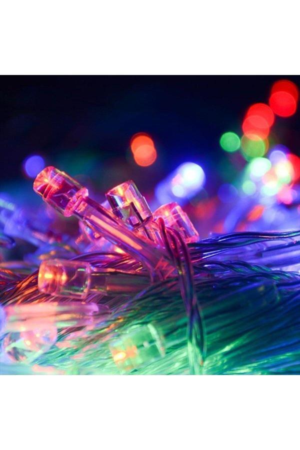 Relatos 10 Metre 100 Ledli 8 Fonksiyonlu Karışık Renkli Rgb Led Lamba (4415) - Image 1