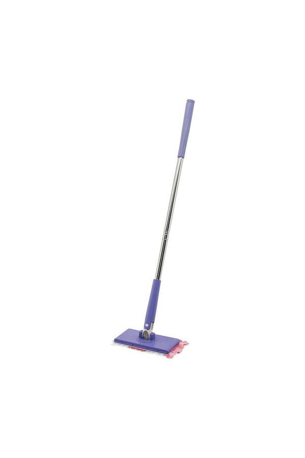 Relatos Otomatik Bez Değiştiren Mop Sap Çek=Bez Bırak - Sap İt=Bez Tut 360° Başlık=8X16Cm - Sap: 68Cm (4415) - Image 1