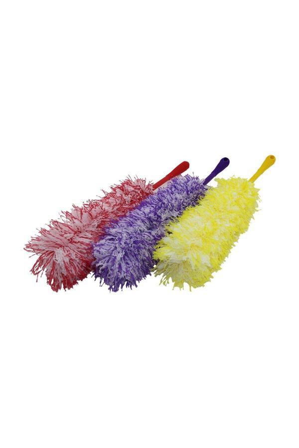 Relatos Renkli İp  Toz Alma Püskülü   Püskül=36 Cm + Renkli Plastik Sap=19Cm = 55Cm  Brkt-910248 (4415) - Image 1