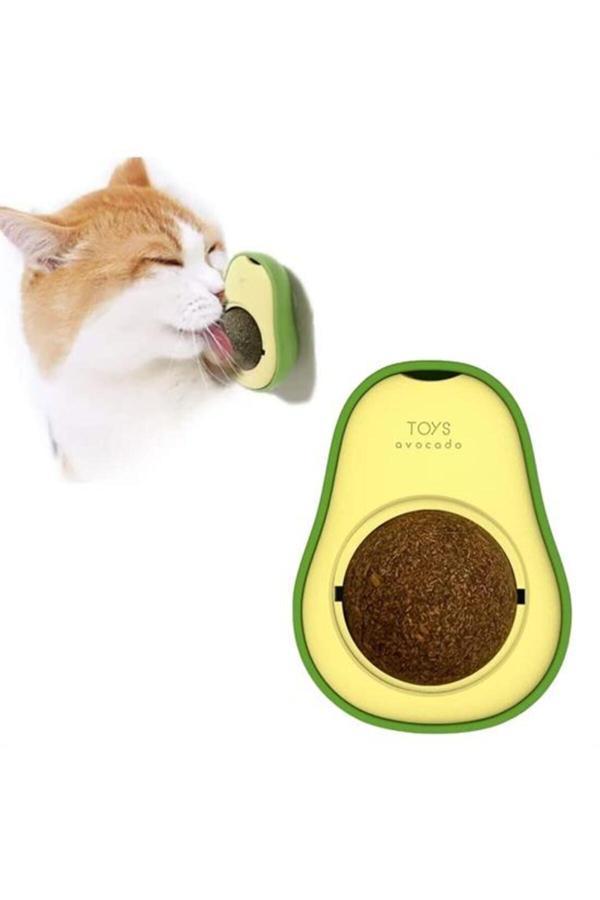 Relatos Avokado Model Yapışkanlı Kedi Oyuncağı Yenilebilir Kedi Nanesi Otu (4415) - Image 1