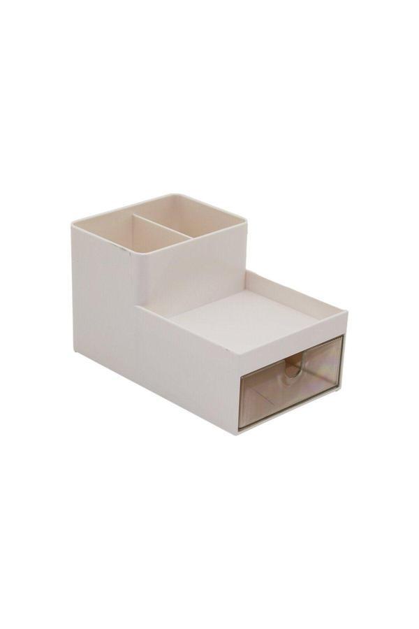 Relatos Tek Çekmeceli + 3 Bölmeli  Plastik Makyaj - Takı Organizer 16X9.5Cm - Y: 5--9.5Cm (4415) - Image 1