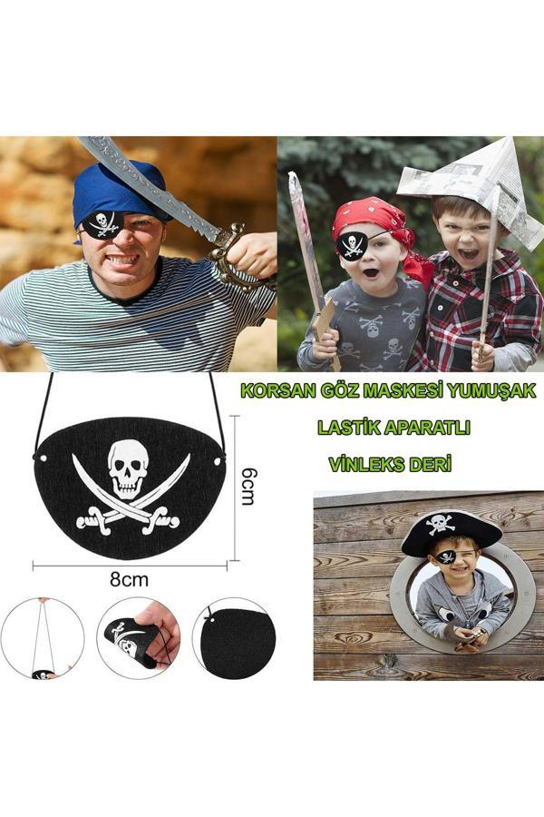 Relatos Vinleks Deri Korsan Göz Bandı Göz Maskesi Lastikli (4415) - Image 1