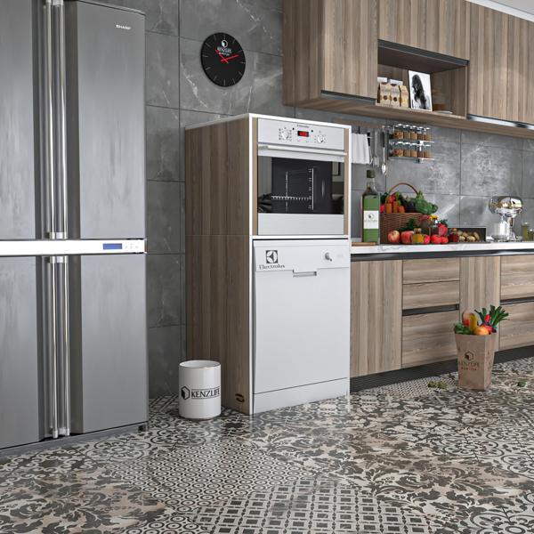 Kenzlife ankastre fırın&bulaşık makinesi dolabı botan crd 150*70*60 çamaşır makinesi  - Image 1