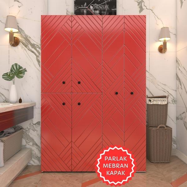 Kenzlife membran çamaşır kurutma makinesi dolabı yaromira krmbyz köşeli 180*120*64 mebran kapak suntalam gövde - Image 1