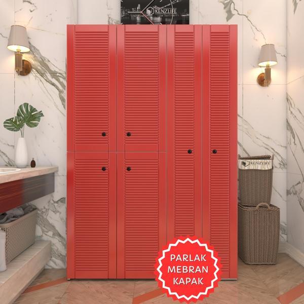 Kenzlife membran çamaşır kurutma makinesi dolabı yaromira krmbyz mod2 180*120*64 mebran kapak suntalam gövde - Image 1