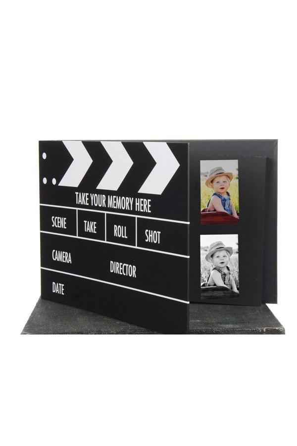 Relatos Sinema Klaketi Aile Bebek Düğün Albümü Klaket Tasarımlı Kendin Yap Fotoğraf Albümü Hediye Albümü Set - Image 1