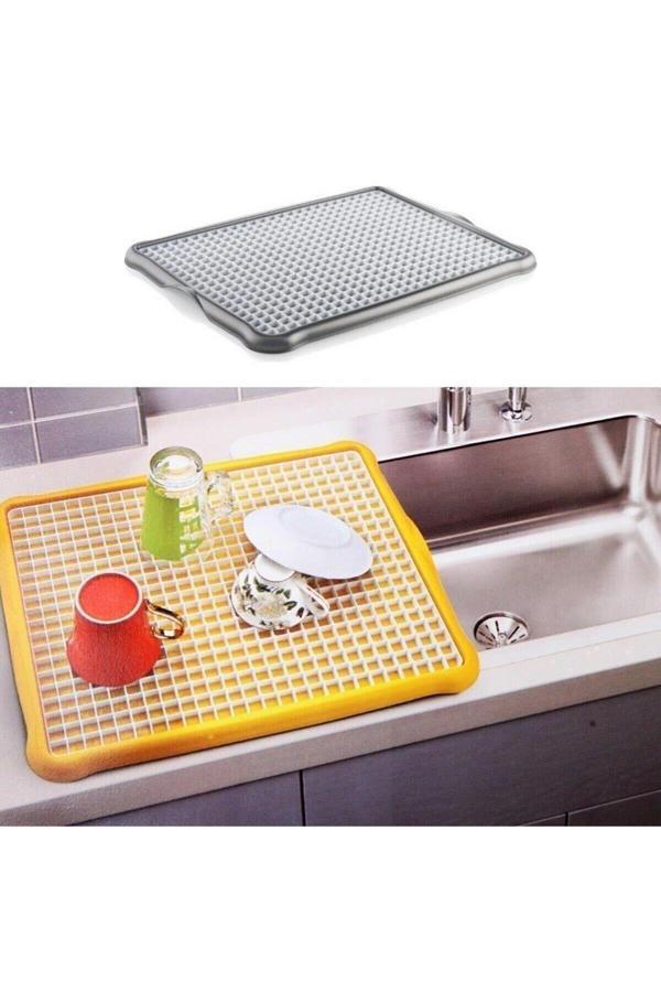 Relatos Tezgah Üstü Tepsili Süzgeç Bulaşık Kurutmalık 22X40 Cm - Image 1