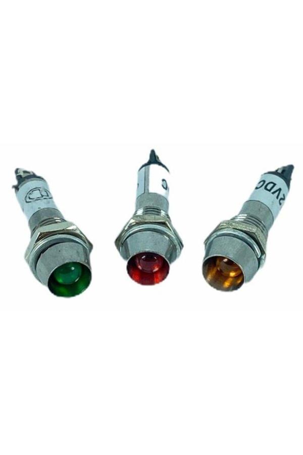 Relatos Sinyal Lambası Ø8Mm Metal 24V (Ic-225) (4415) - Image 1