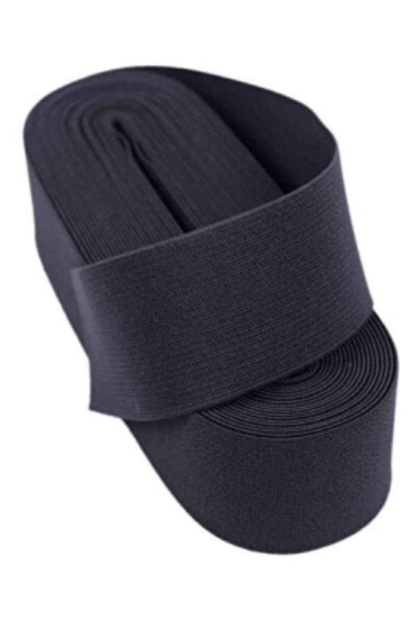 Relatos Siyah  - 3Cm Paça Lastik Geniş 10Mt. (4415) - Image 1