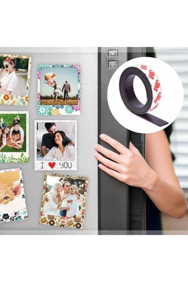 Relatos Yapışkanlı Şerit Mıknatıs Net Kes Kullan Güçlü Sağlam Rulo Çıkarılması Kolay Siyah 2Cm X 1 Mt - Image 1