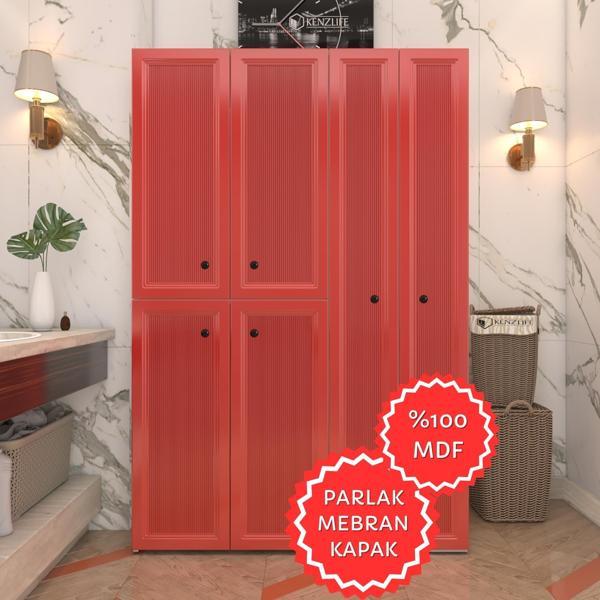 Kenzlife membran çamaşır kurutma makinesi dolabı yaromira krmbyz tiril 180*120*64 mebran kapak MDF gövde - Image 1