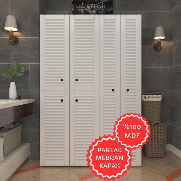 Kenzlife membran çamaşır kurutma makinesi dolabı yaromira byzbyz mod2 180*120*64 mebran kapak MDF gövde - Image 1