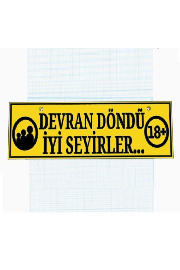 Relatos Tır Kamyon Araba Ev Duvar Süsü Vantuzlu - Devran Döndü İyi Seyirler Dekor 25 Cm Plastik Aksesuar - Image 1