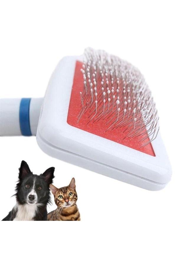 Relatos Paslanmaz Evcil Kedi Köpek Tüy Tarama Toplama Fırçası Kolay Temizlenir Tımar Fırçası Iğne Uçlu - Image 1