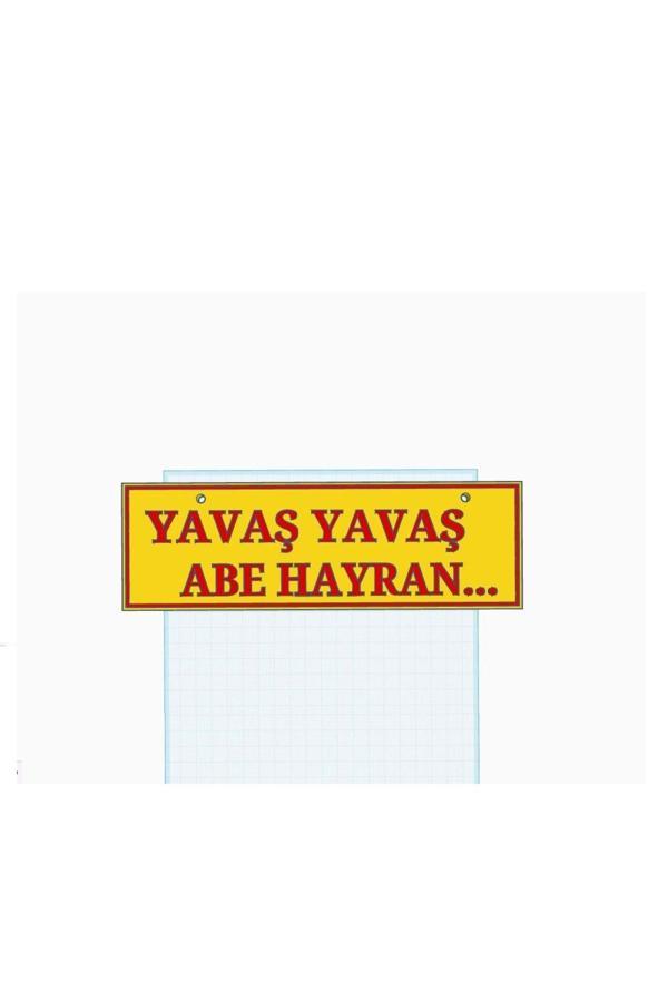 Relatos Yavaş Yavaş Abe Hayran Yazılı Tır Kamyon Araba Ev Duvar Süsü Vantuzlu Dekor 25 Cm Plastik Aksesuar - Image 1