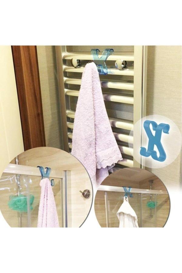 Relatos Pratik Havlupan Askısı 2 Kancalı Banyo Askısı Havlu Askısı - Image 1