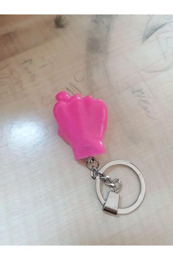 Relatos Pembe Renk Sevimli Muzip Anahtarlık Nah Anahtarlık - Image 1
