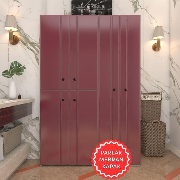 Kenzlife membran çamaşır kurutma makinesi dolabı yaromira fşybyz sadelim 180*120*64 mebran kapak suntalam gövde - Image 1