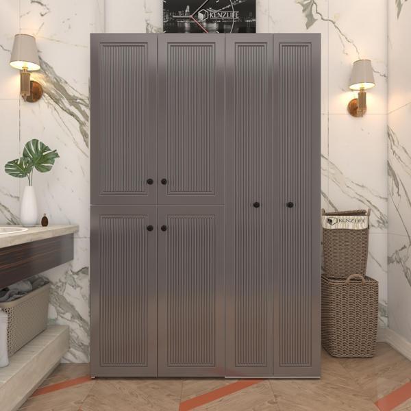 Kenzlife membran çamaşır kurutma makinesi dolabı yaromira gribyz çubuk 180*120*64 mebran kapak MDF gövde - Image 1