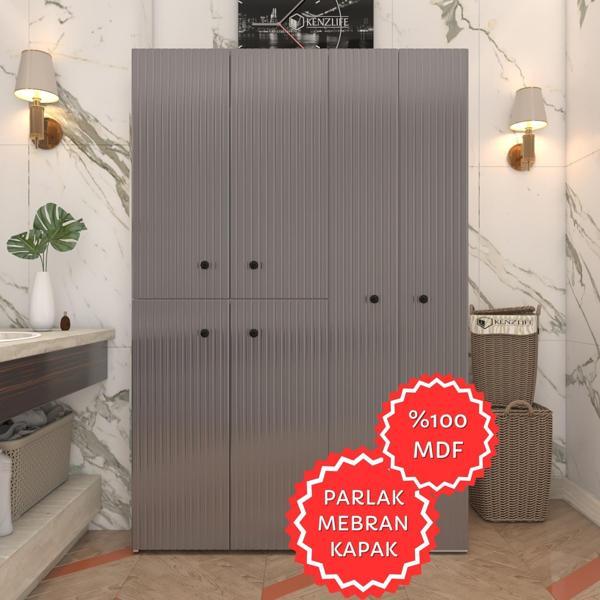 Kenzlife membran çamaşır kurutma makinesi dolabı yaromira gribyz hafifçe 180*120*64 mebran kapak MDF gövde - Image 1