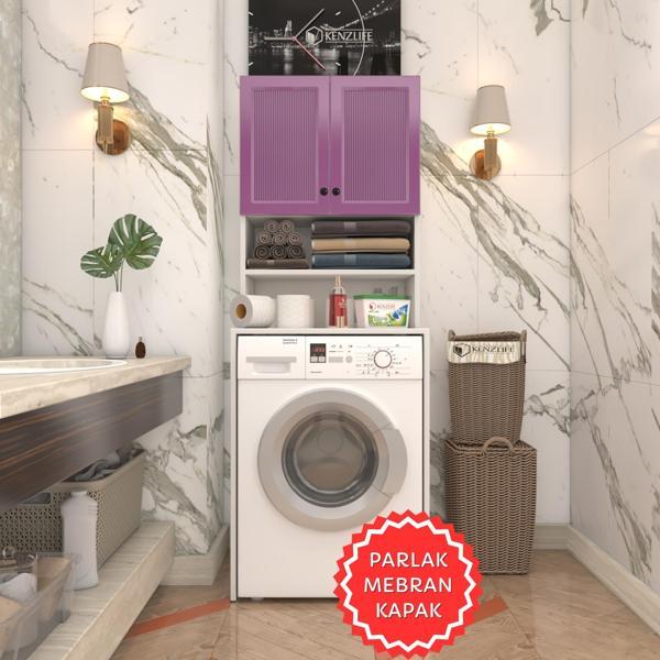 Kenzlife membran çamaşır makinesi dolabı hayzum llabyz çubuk 180*66*55 mebran kapak suntalam gövde - Image 1