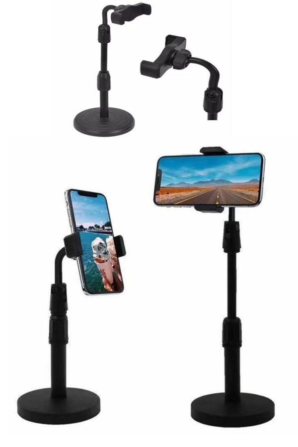 Relatos Masa Üstü Teleskopik Telefon Tutucu Ayarlanabilir Telefon Tutacağı Telefon Standı Şarj Standı - Image 1