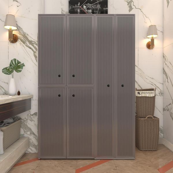 Kenzlife membran çamaşır kurutma makinesi dolabı yaromira gribyz inceince 180*120*64 mebran kapak MDF gövde - Image 1