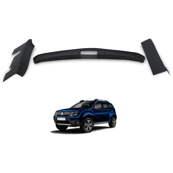 Dacia Duster Bagaj Koruma Eşiği UV Katkılı (ABS) Mat Siyah 3 Parça 2010-2017 - Image 1