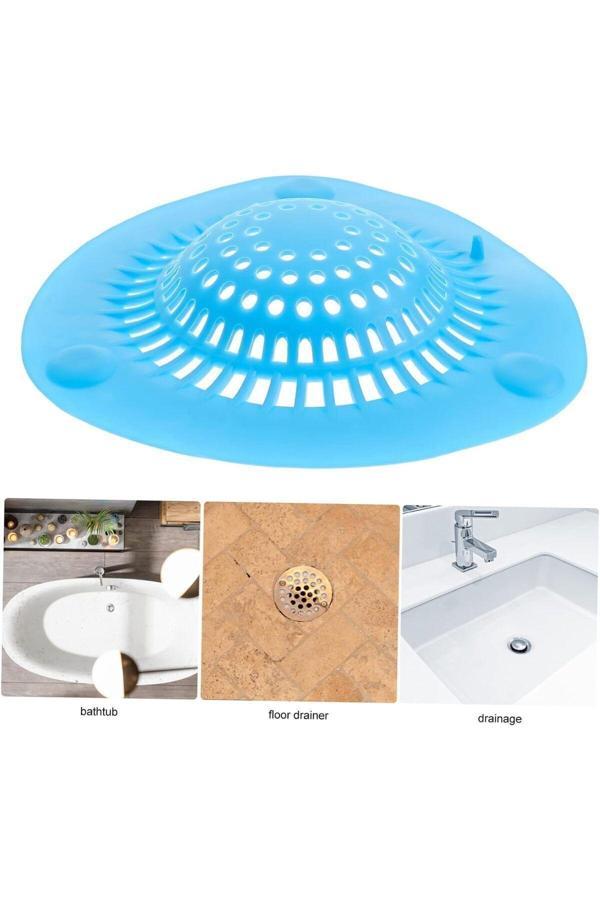 Relatos Üçgen Mutfak Banyo Küvet Saç Toplayıcı Silikon Lavabo Süzgeci Gider Koruyucu Zemin Süzgeci - Image 1