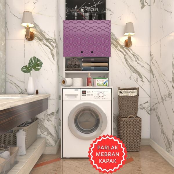Kenzlife membran çamaşır makinesi dolabı hayzum llabyz küpşeker 180*66*55 mebran kapak suntalam gövde - Image 1