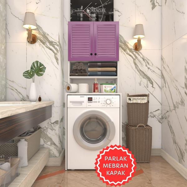 Kenzlife membran çamaşır makinesi dolabı hayzum llabyz panjur 180*66*55 mebran kapak suntalam gövde - Image 1