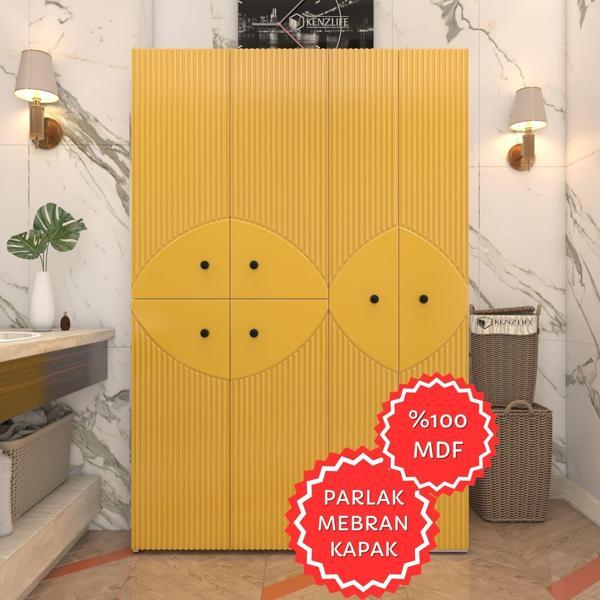 Kenzlife membran çamaşır kurutma makinesi dolabı yaromira hrdbyz çehre 180*120*64 mebran kapak MDF gövde - Image 1