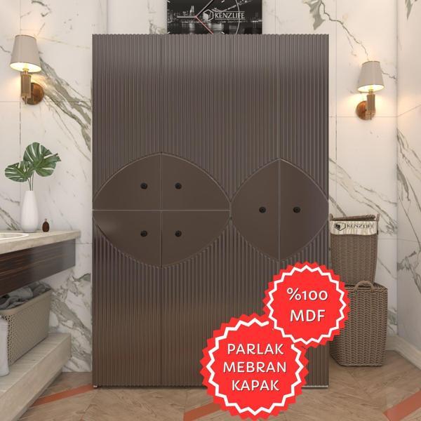 Kenzlife membran çamaşır kurutma makinesi dolabı yaromira khvbyz çehre 180*120*64 mebran kapak MDF gövde - Image 1