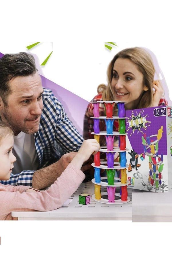 Relatos Şanslı Penguen Kulesi Denge Oyunu 3+ Yaş Zeka Ve Aktivite Oyunu Eğlence Kutusu Eğitici Oyuncak - Image 1