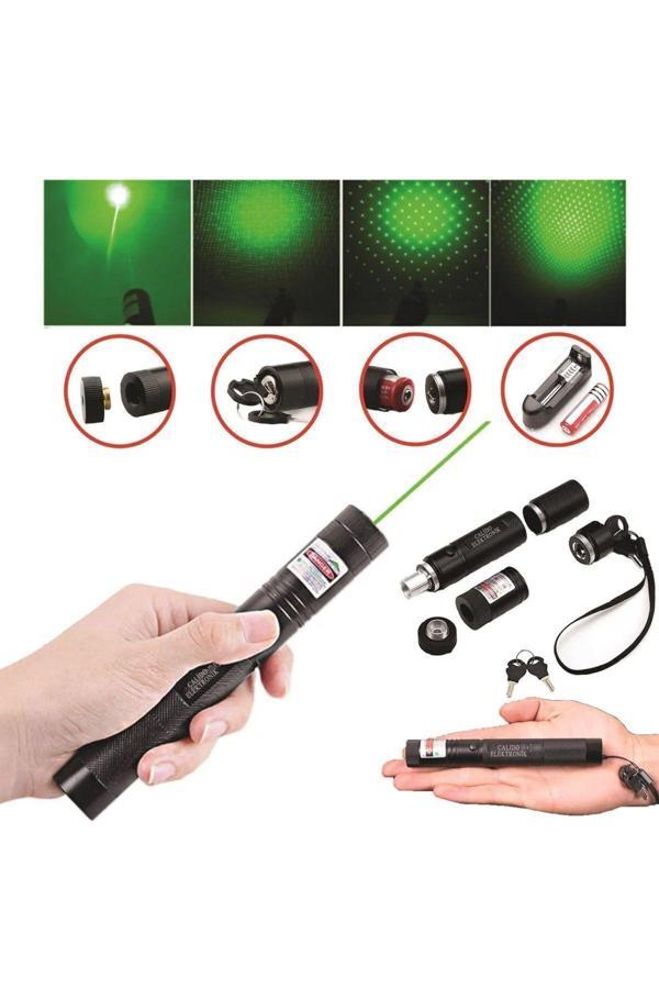 Relatos Şarjlı Yeşil Lazer Yakıcı Pointer 15 Km Lazer 1000 Mv (4415) - Image 1