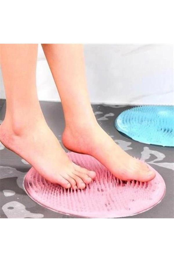Relatos Silikon Fırçalı Banyo Masaj Matı Ve Ayaklar İçin Topuk Masaj Paspası - Image 1