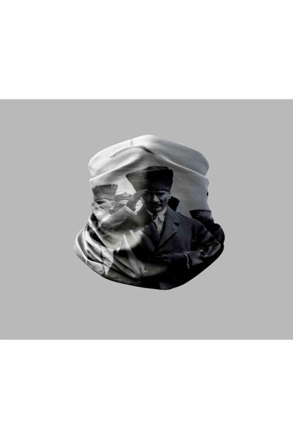 Buffalo Mustafa Kemal Atatürk Tasarımlı Motorsiklet Bandana - Image 1