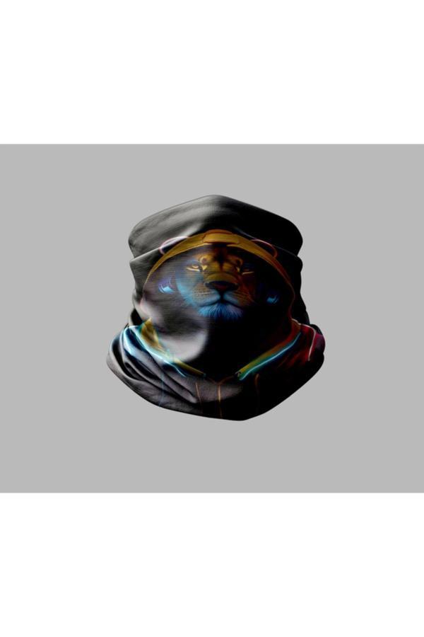 Buffalo 5D Karakter Tasarımlı Motorcu Buff Maske Outdoor Boyunluk Unisex Bandana - Image 1